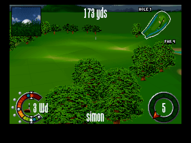 Virtual Golf screenshot 4 for Playstation